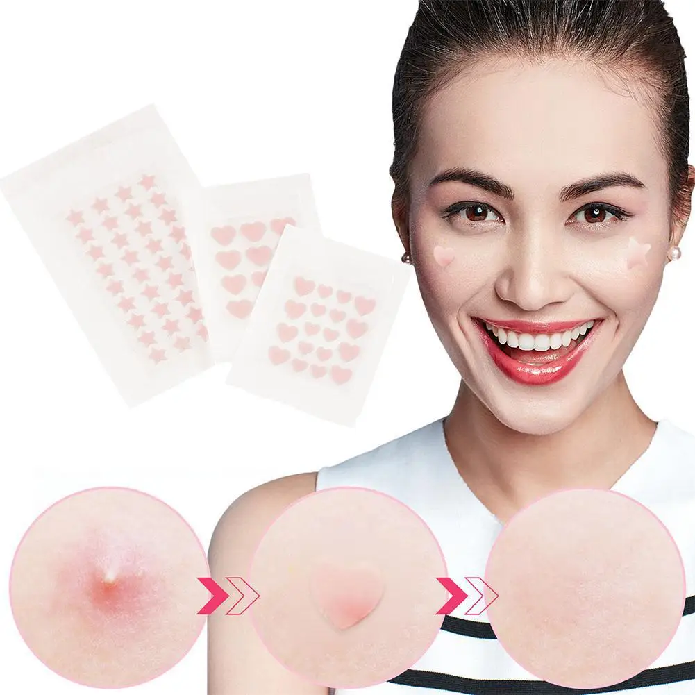 

2 Sheets Star Pimple Acne Patches Acne Removal Skin Care Y2K Spot Stickers Beauty Facial Skin Accessories Makeup Concealer J6C5