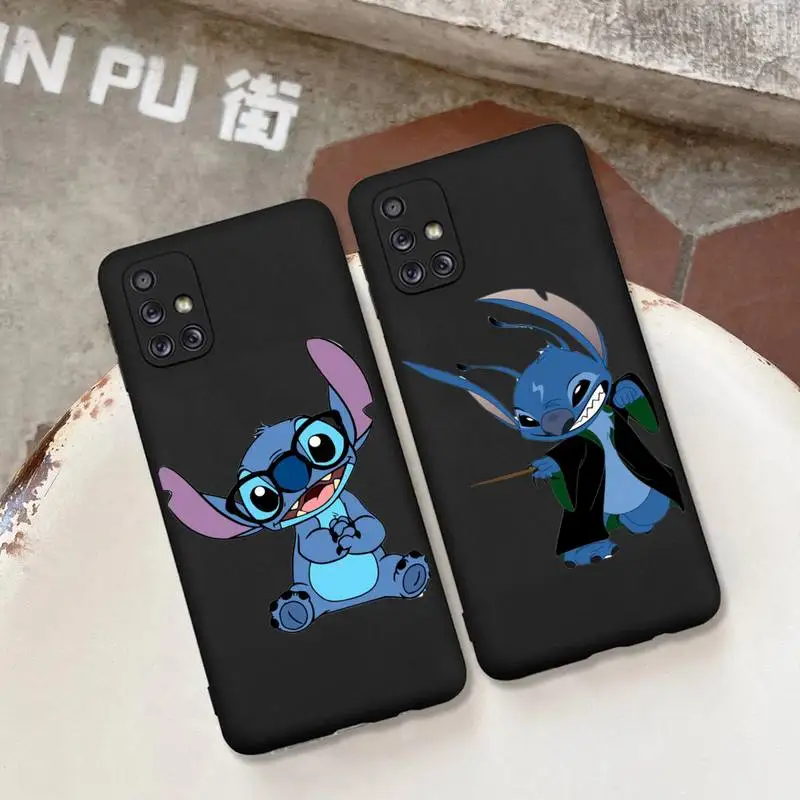 

Disney Stitch Phone Case For Samsung Galaxy Note 20 Ultra 7 8 9 10 Plus lite M31S M30S M51 M21 Soft Cover