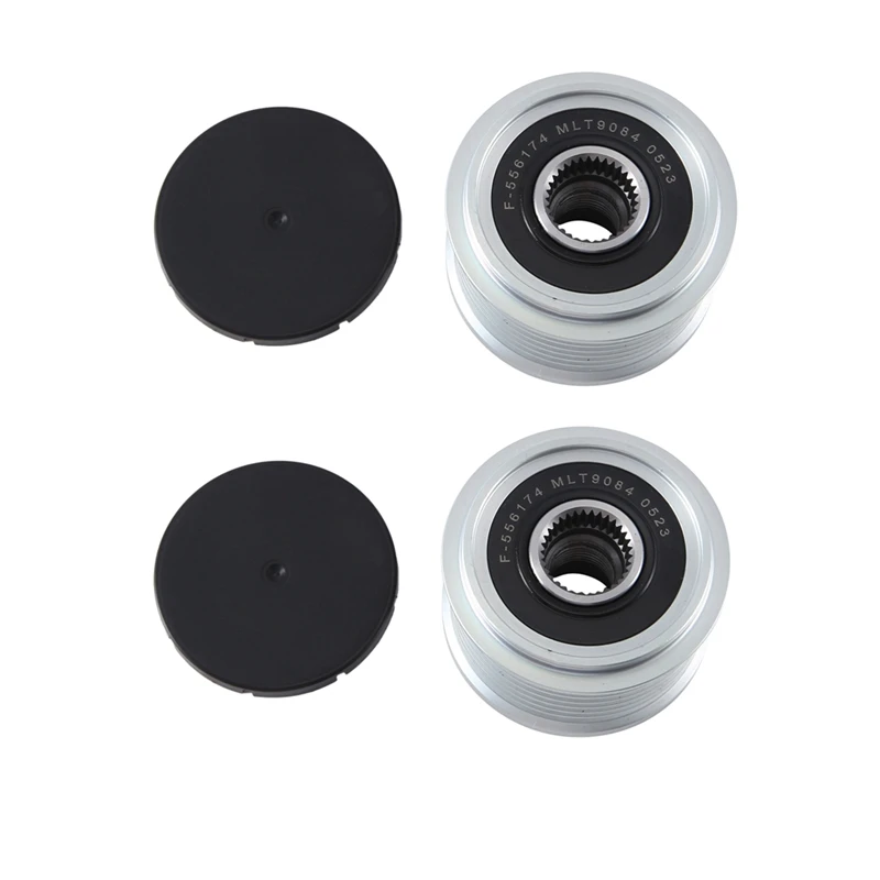 2 шкива сцепления генератора для Ranger Transit 2.2 Guard 2.4 Hilux 2.5 3.0 2GD-FTV F- 556174 27415-0L020 F00M 391121