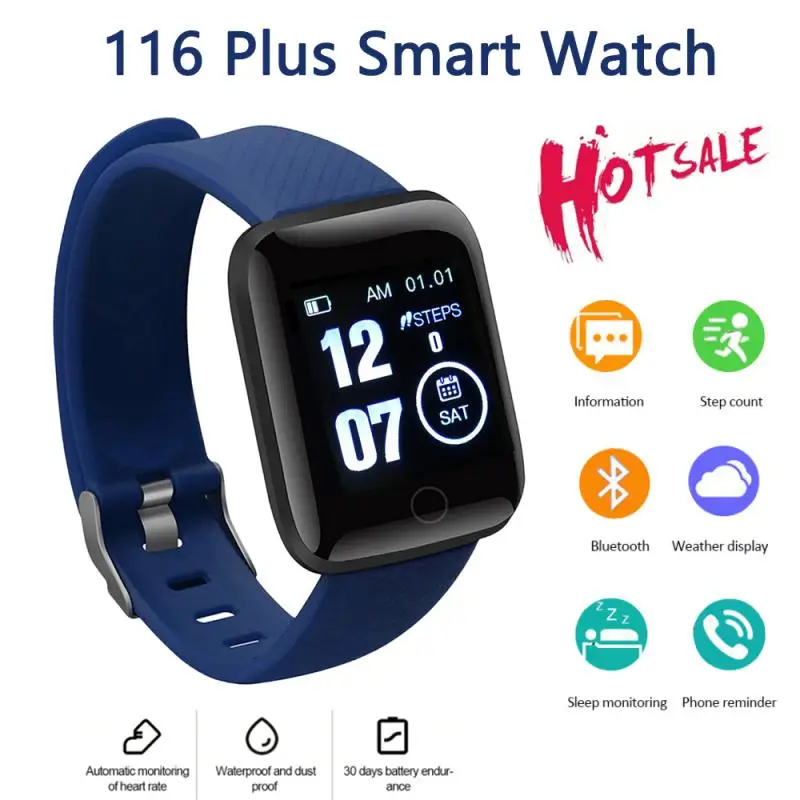 Мужской смарт-браслет с измерением пульса и давления |