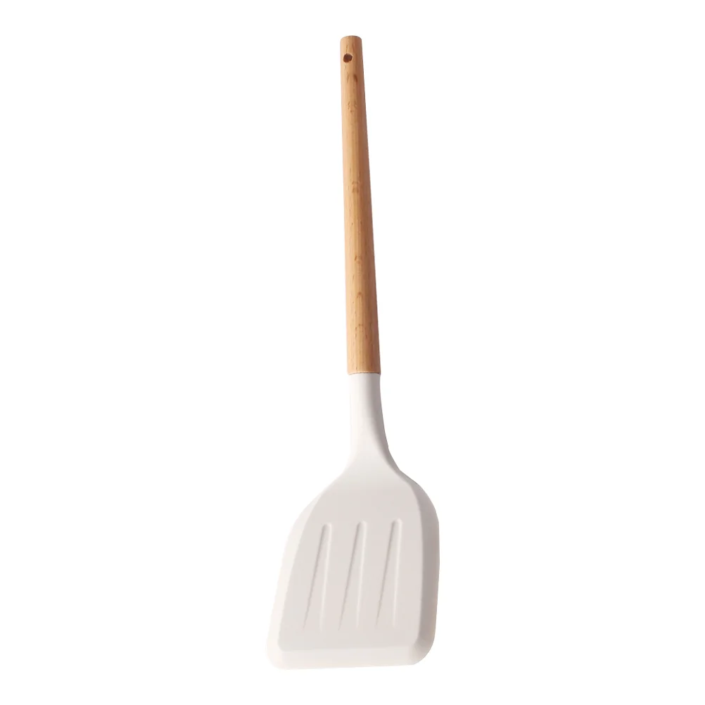 

Spatula Kitchen Handle Metal Woodturner Stick Wok Spoon Pan Set Cooking Wide Non Utensil Cookware Spatulasflexible