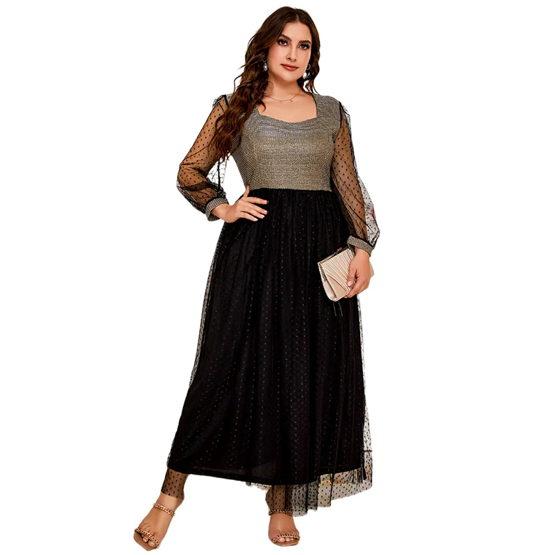 

Oversized Maxi Dresses Long Large 2022 Women Fashion Elegant Shirt Prom Party Evening Wedding Festival Clothing L- 4XL