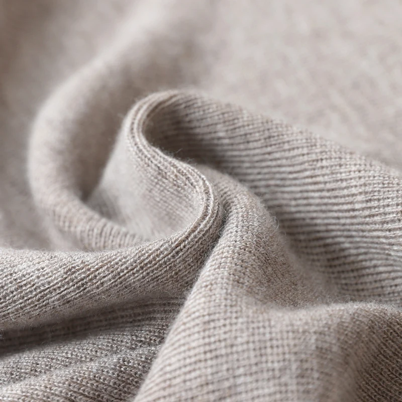 Женский кашемировый свитер из 100% чистой шерсти пуловер с круглым вырезом вязаный