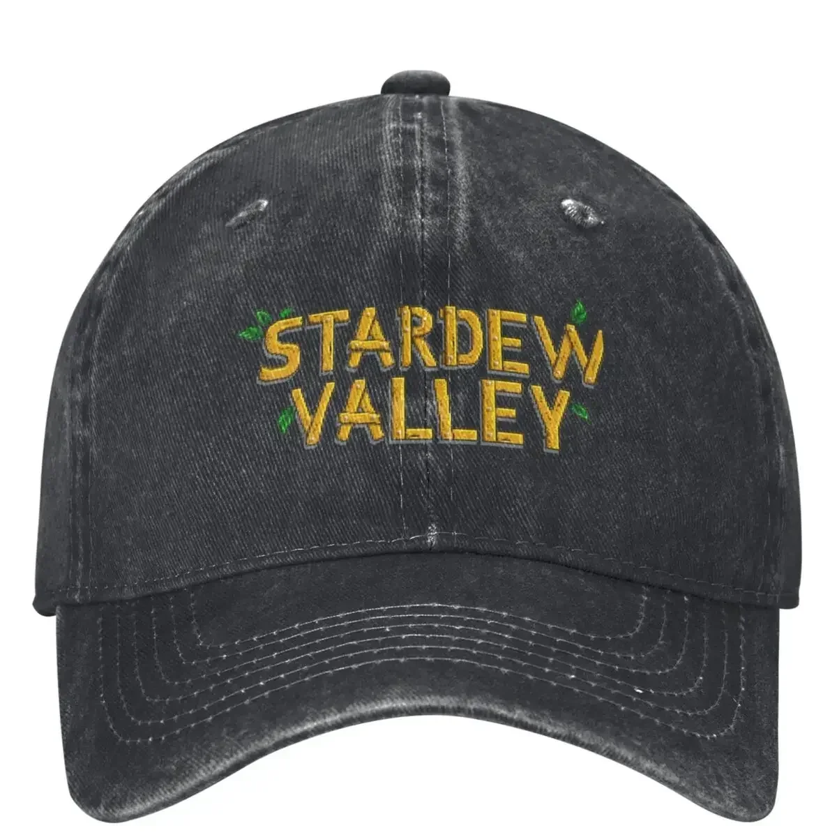 Фото Забавные бейсболки со знаком игры Stardew Valley, товары для унисекс, модные головные уборы, игровые шляпы дальнобойщика, регулируемая посадка №1