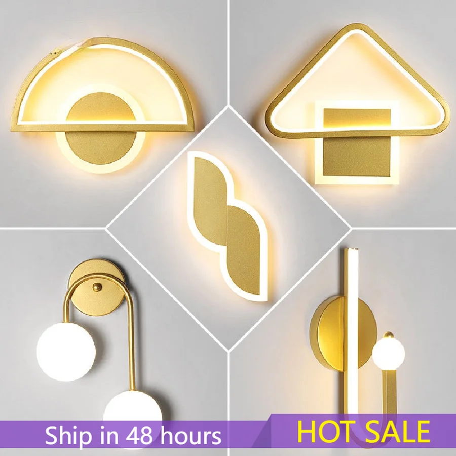 

ModernLED Light Bedroom Wall Sconce Bedside Lamp Simple Modern for Living Room Background Wall Staircase Aisle Corridor Lighting