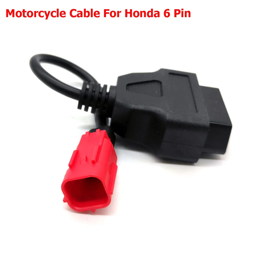 

OBD мотоциклетный кабель для Honda 4 Pin/6 pin Штекерный кабель диагностический кабель 4 Pin к 16-контактному адаптеру OBD2
