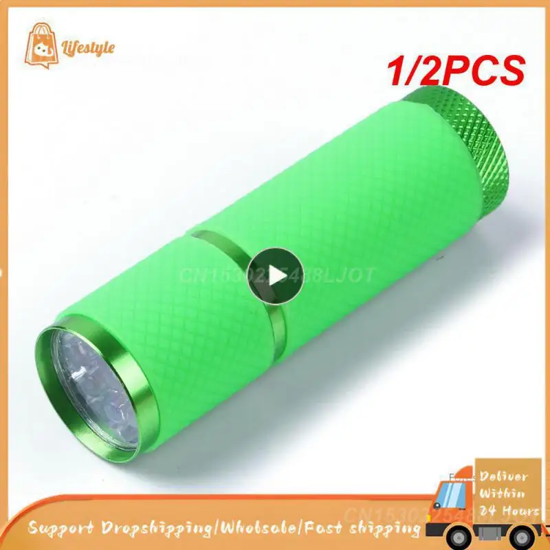 

1/2 шт., светодиодный мини-фонарик из алюминиевого сплава