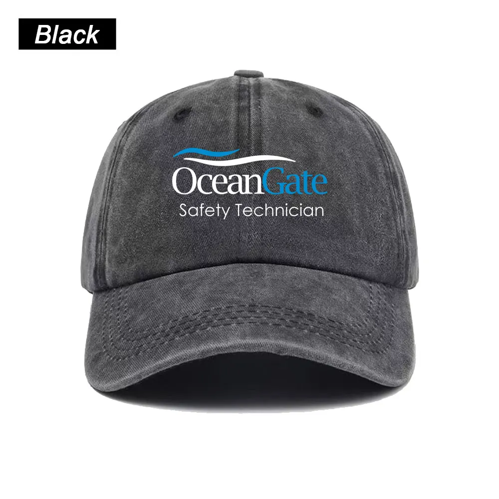 Фото Винтажная бейсболка Kpop OceanGate Safety Technician SHOTTIES, хлопковая, с эффектом потертости, в стиле тракер, для уличной моды, летняя, от солнца №2