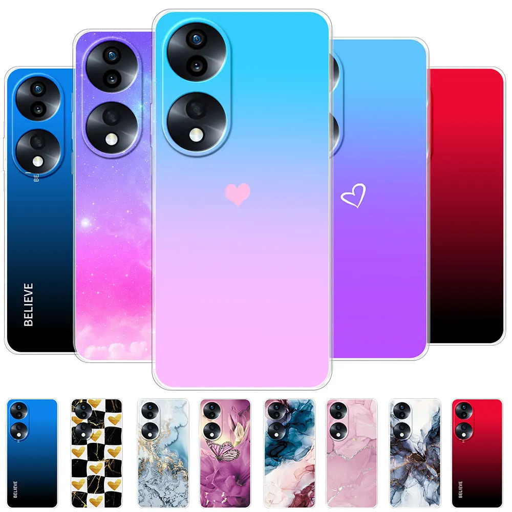 Чехол для Honor X7b X7A чехол телефона RKY-LX1 прозрачный мягкий силиконовый защитный Huawei