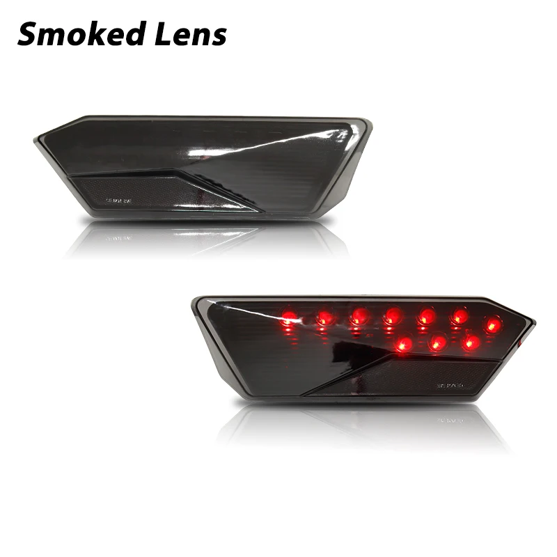 Задние фонари, светодиодные красные линзы, задние стоп-сигналы, замена ламп для Polaris RZR 1000 900 XP 4 Turbo 2014-2019 гг.