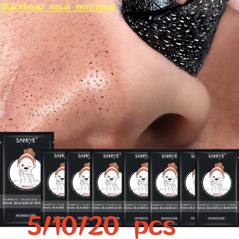 

Effective Nose Blackhead Remover Mask Unisex Peel Nasal Strips Deep Cleansing Peeling Shrink Pore Acne Tearing Patch Skin Care