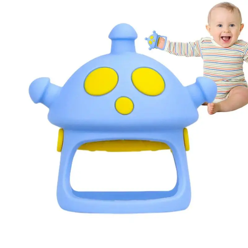 

Детский Прорезыватель для зубов, силиконовая соска-пустышка с инопланетянинами для кормления грудью, товары для кормления младенцев, силиконовые массажные болезненные десны