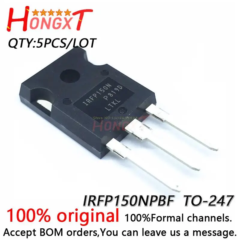 5 шт., 100% Новый оригинальный транзистор полевого эффекта IRFP150NPBF TO-247 N-channel 100V/42A 5 шт., 100% Новый оригинальный транзистор полевого эффекта IRFP150NPBF TO-247 N-channel 100V/42A
