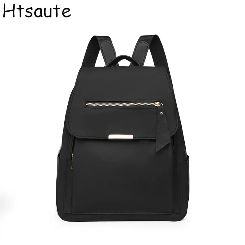 

New Female Backpacks High Capacity Waterproof College Backpack Trendy Women Laptop School Bags Girl Travel School Black Bags