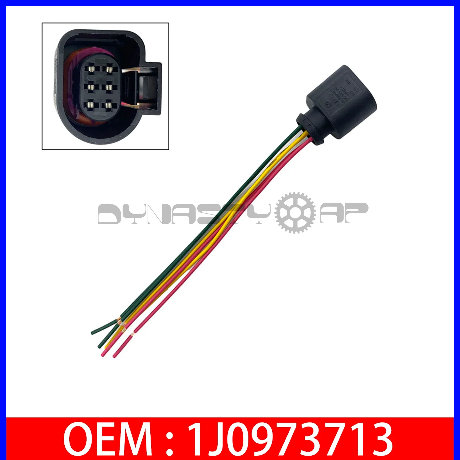 Новый коннектор для корпуса дроссельной заслонки Pigtail 2006-2010 Beetle Golf Audi A4 1J0973713