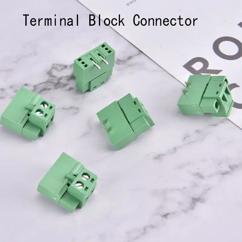 

1pc Motor Wiring Plug 5.0 Terminal Controller Wiring Seat 5.08 Wiring Terminal Block for PCB Circuit Board Connectors