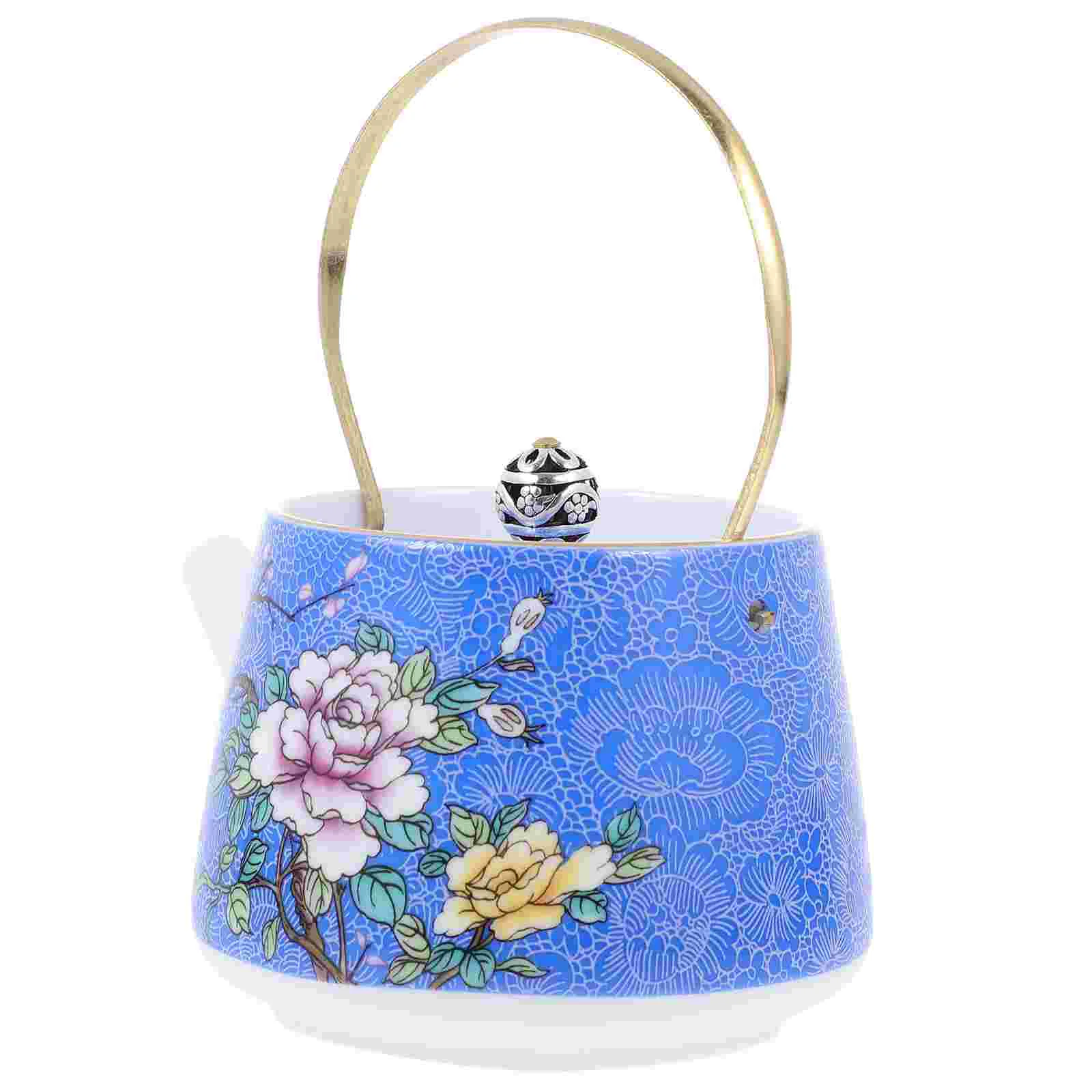 

Kettle Teapot Pot Tea Ceramic Enamel Water Portable Induction Stock Asian Chinese Whistling Wedding Fu Kung Dispenser Teakettle