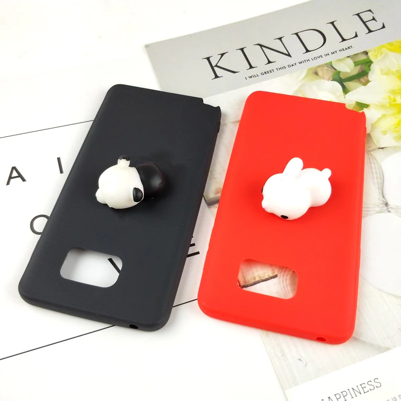 Мягкий чехол для телефона с объемными игрушками и котом Samsung Galaxy Note 9 10 20 A3 2016 A5 2017 A6