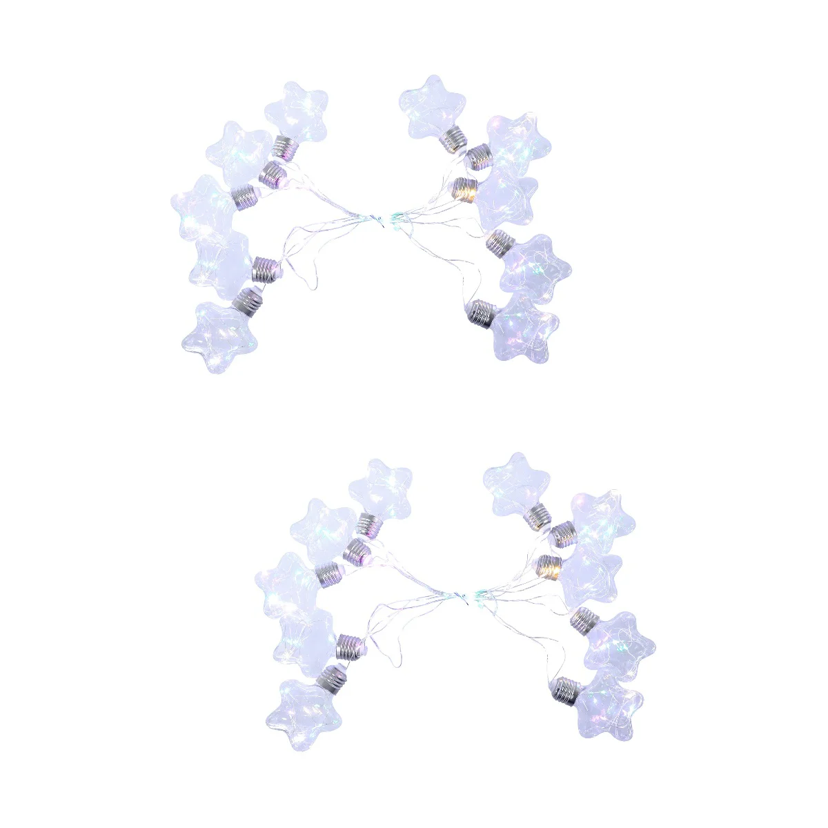 

2 Sets Wedding Decorative Five-star String Lamp Pentastar Hanging Lamp
