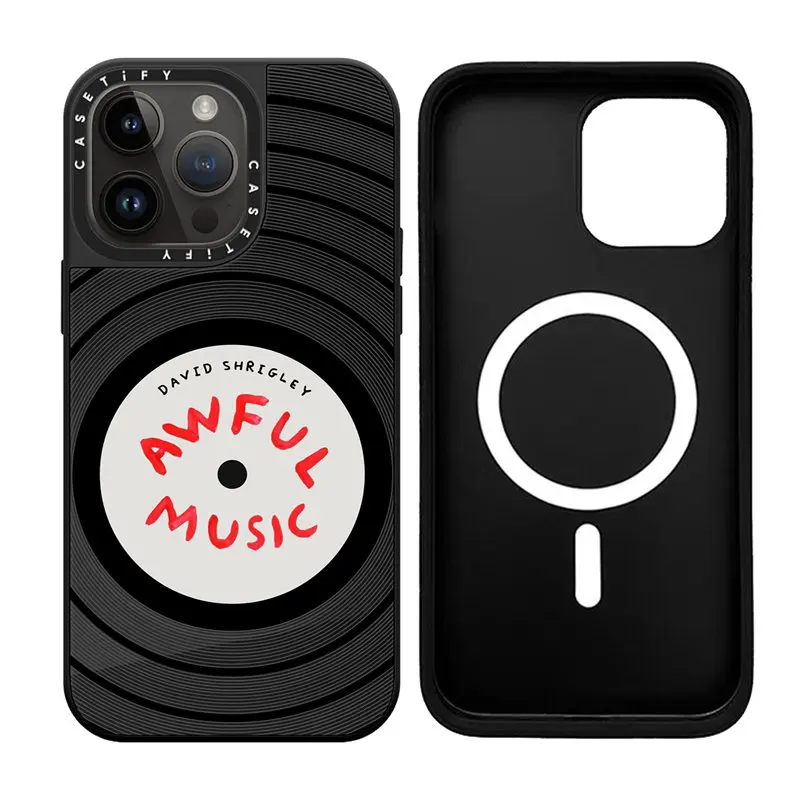 

CASETIFY Record Mirror Magnetic Wireless Charging Magsafe Cases For IPhone 12 12PM 13Pro 14PM 14Plus Shockproof Hard Cover D0513