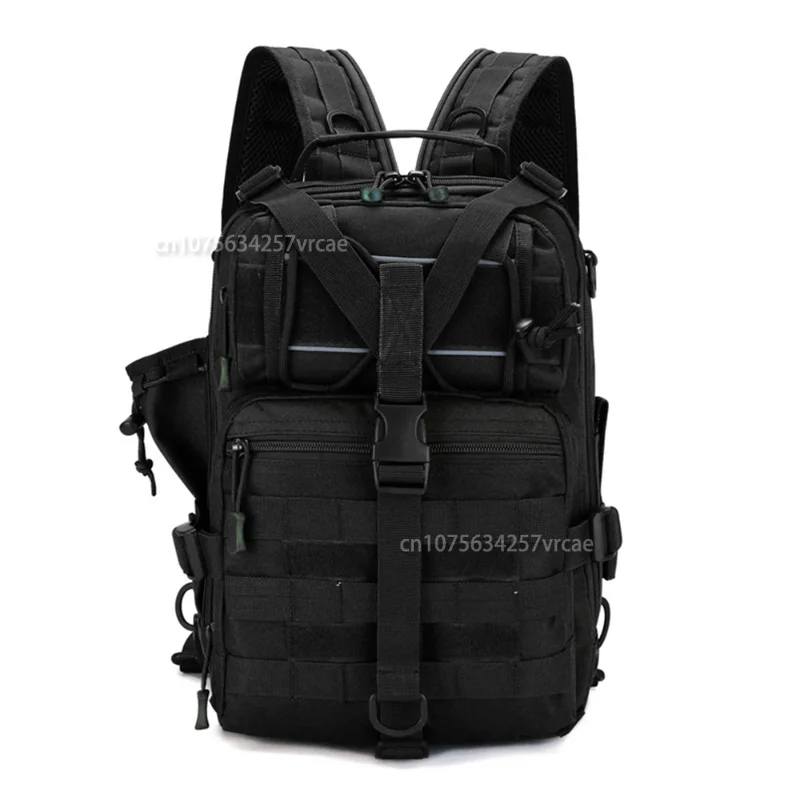 

Рюкзак для рыболовных коробок, многофункциональная сумка для удочек, рыболовных снастей, удочек, спорта на открытом воздухе, сумка через плечо Miliatry, тактическая Сумка Molle