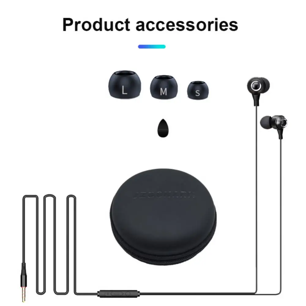

Applicable To Huawei Xiaomi Computer Wired Headset Microphone Earphone Protable Headphone Cable In-ear Headphones 3.5mm Earphone