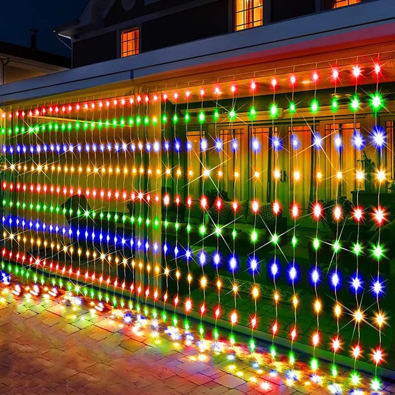 

Солнечные гирлянды LED 3х3 метра