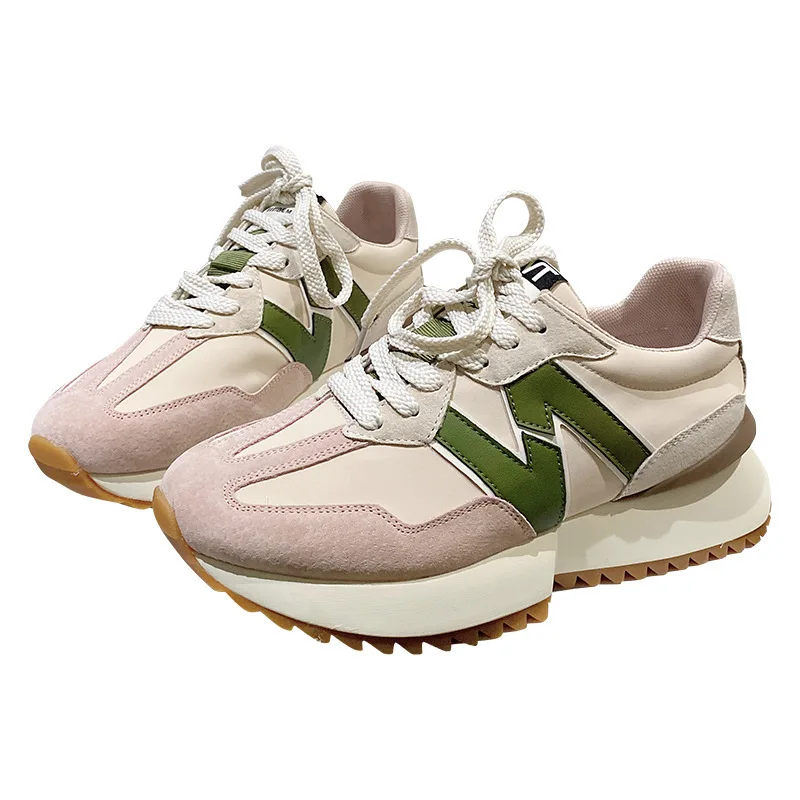 

Women Sneakers 2023 Spring Leather Casual Shoes Outdoor Lightweight Ladies Sport Runing Shoes Comfortable Walking Shoes