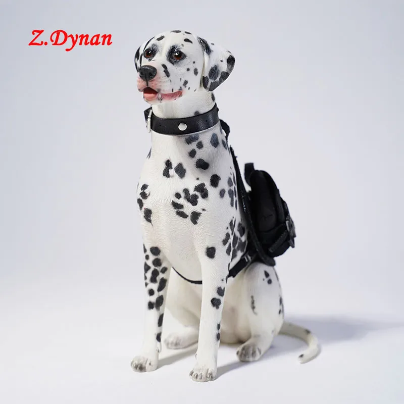 

JXK 1/6 JXK100 Cute Spot Dog Static Animal Model GK Ornaments for 12 Inch Action Figure Accessories