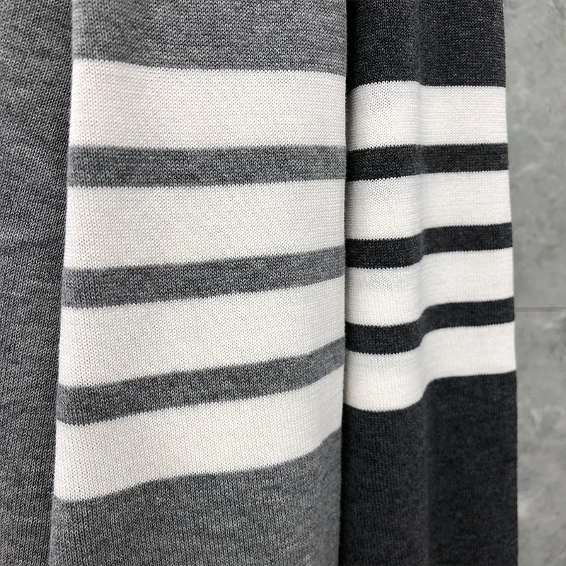 Свитер TB THOM осенне-зимний свитер мужской тонкий Хлопковый вязаный пуловер для