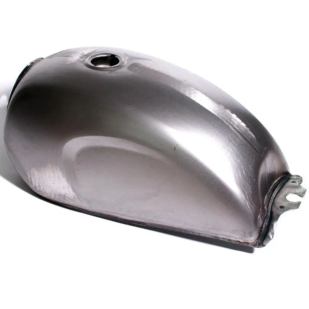 

Unpainted 9L Universal Motorcycle Gas Fuel Tank Oil Box Raw Bare Metal Cafe Racer Scrambler For CFMOTO Mandrill repair parts