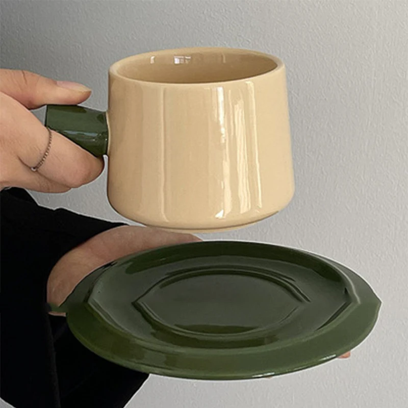 

Pottery Ceramic Cups Saucers Porcelain Vintage China Fancy Cups Saucers Aesthetic Espresso Tazas Para El Cafe Drinkwares