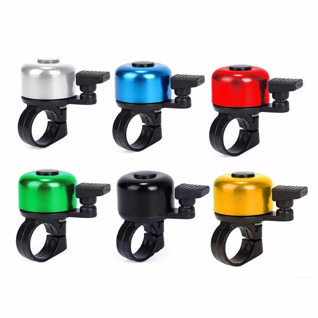 

6 Colors Aluminum Alloy Bike Bicycle Cycling Handlebar Bell Ring Kids Scooter Mini Alarm For Safety Outdoor Bicycle Accessory