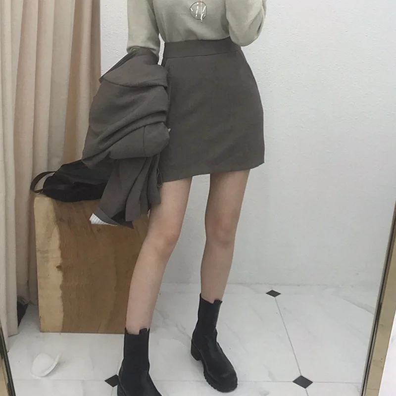 Preppy Style Office Blazers Women Solid Colors Single Breasted Commute Suits 2023 Spring Autumn New Fashion Korean Chic Blazers