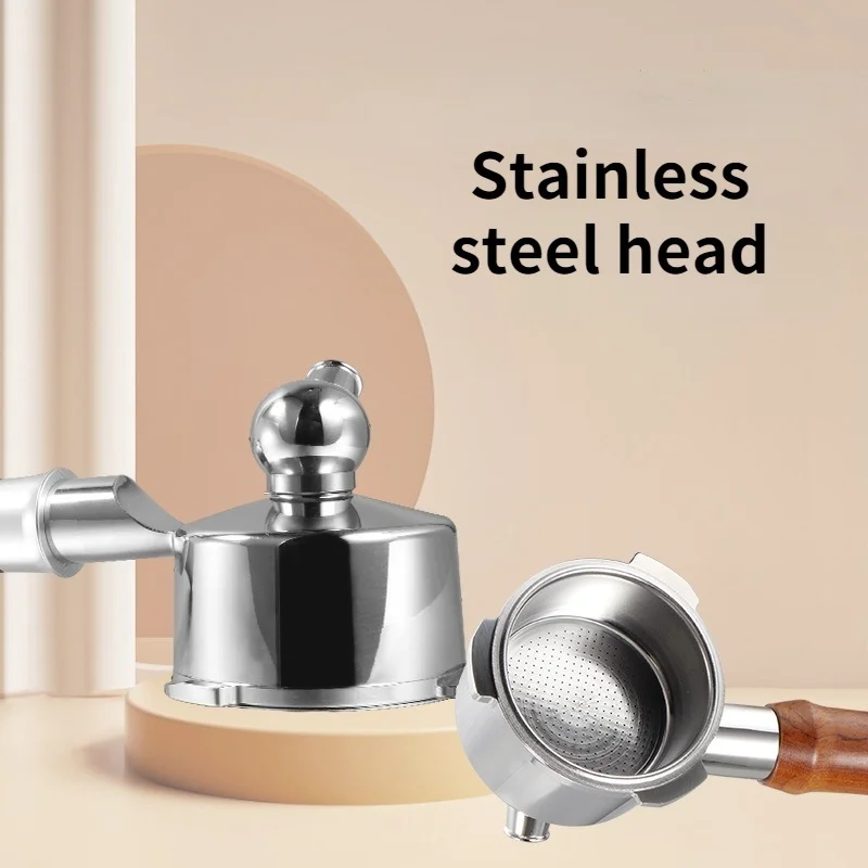 

Single Mouth/Double Mouth 304 Espresso Machine Stainless Steel Filter Three Ears for Donlim Coffee Handle 51MM Portable Filter