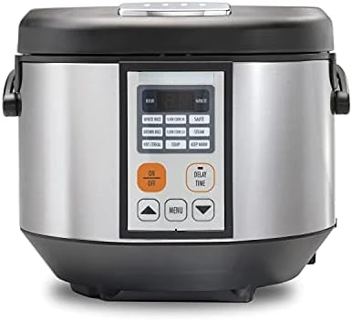 

Programmable Rice and Slow Cooker & Food Steamer, 20 Cups Cooked (10 Cups Uncooked), 14 Pre-Programmed Settings for Sear Sau
