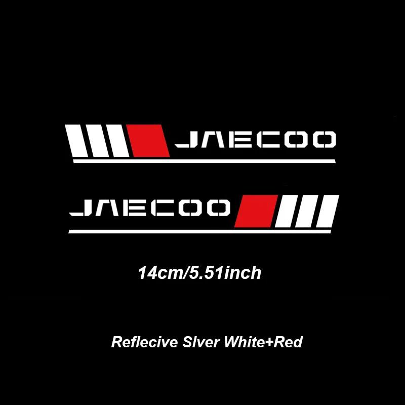 2 шт. светоотражающая наклейка на зеркало заднего вида, виниловая наклейка для Chery Jaecoo J7 J8 7, автоаксессуары