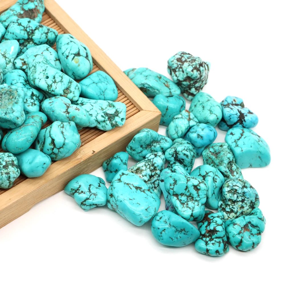 

Natural Tumbled Stones Bulk Turquoise Mineral Healing Meditation Crystals Energy Gemstones Specimen Home Aquarium Decor Wholesal