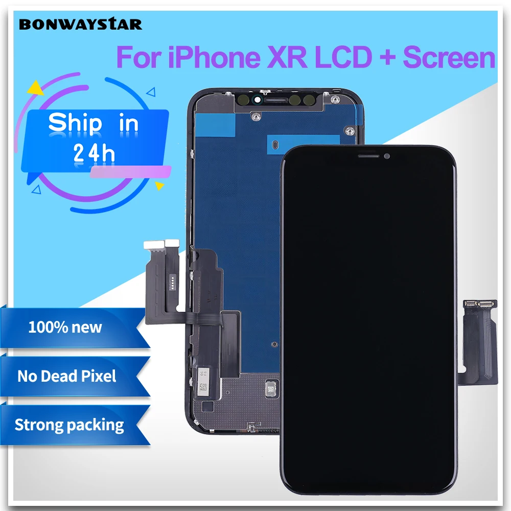 

Original Direct Screen Replacement For iPhone XR INCELL OLED Touch Glass Digitizer Teset One by One All Work LCD No Dead Pixel