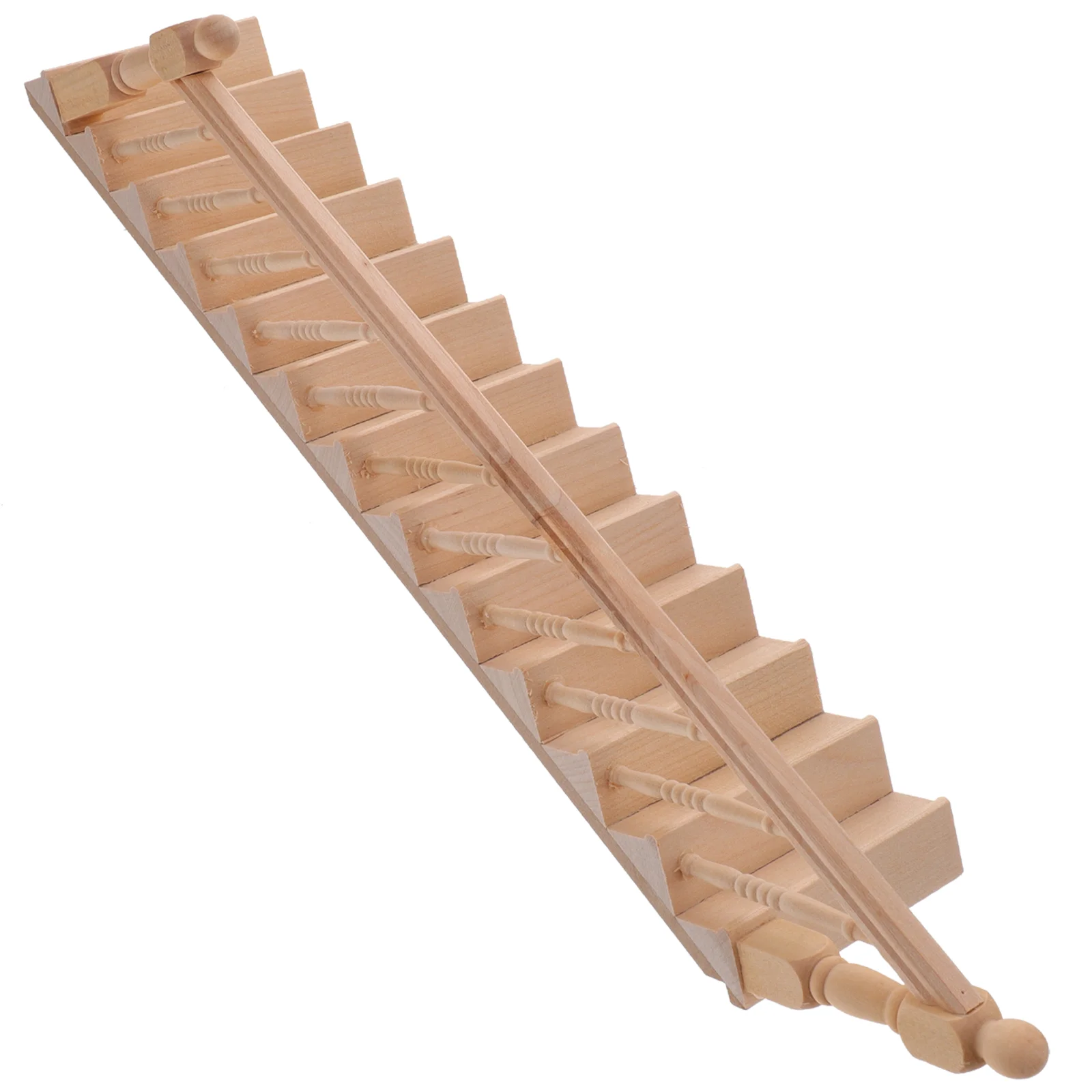 Миниатюрные неокрашенные лестницы