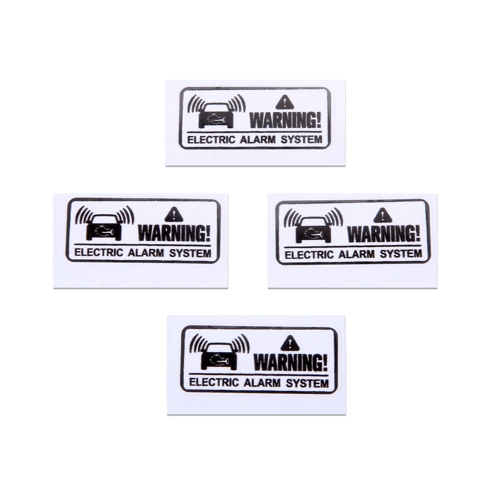 Stickers Do Not Touch Security System Anti Theft Motor Car Window Whole Body Decals