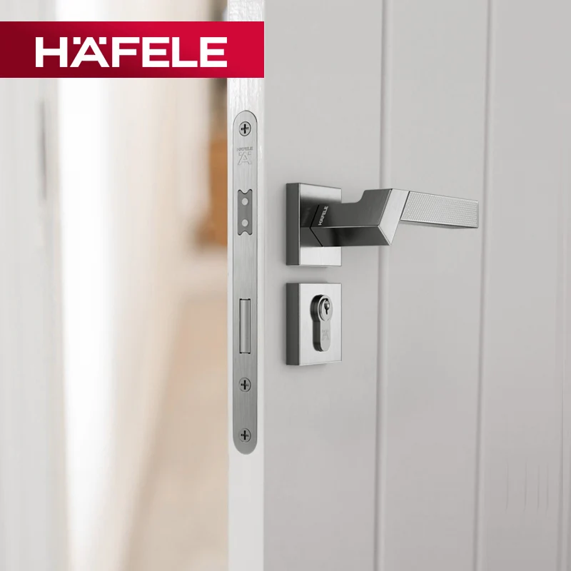 Экологический дверной замок HAFELE бесшумный современный простой дверь из массива