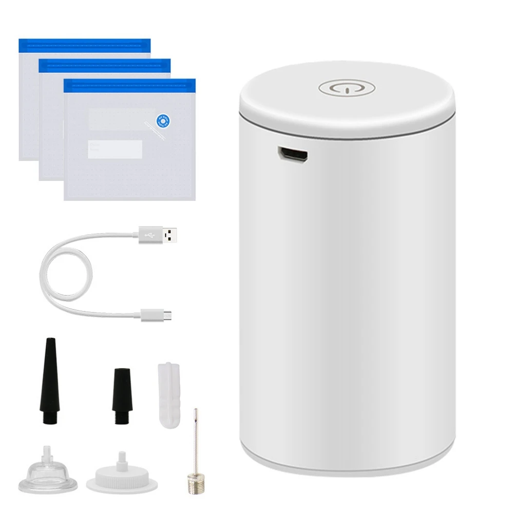 

Wireless Dual-Purpose Air Pump for Food Air Extraction & Inflation Vacuum Machine,Food Saver Bags for Vacuum Sealer A