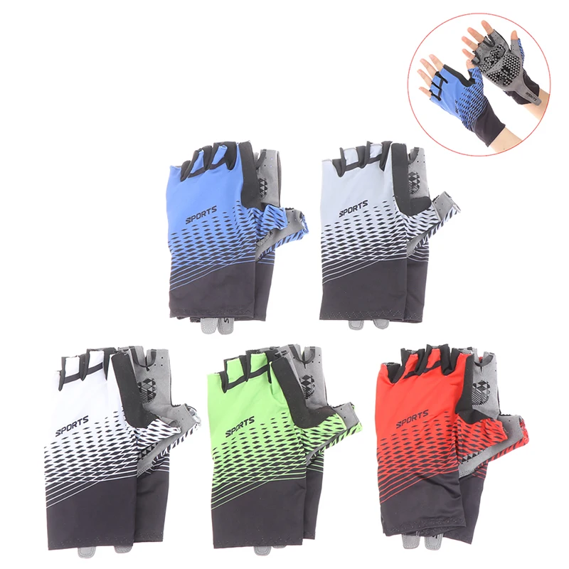 

New Cycling Half-finger Gloves Anti-slip Bicycle Mitten Men's Cycling Fingerless Gloves MTB Road Bike Summer Short Gloves