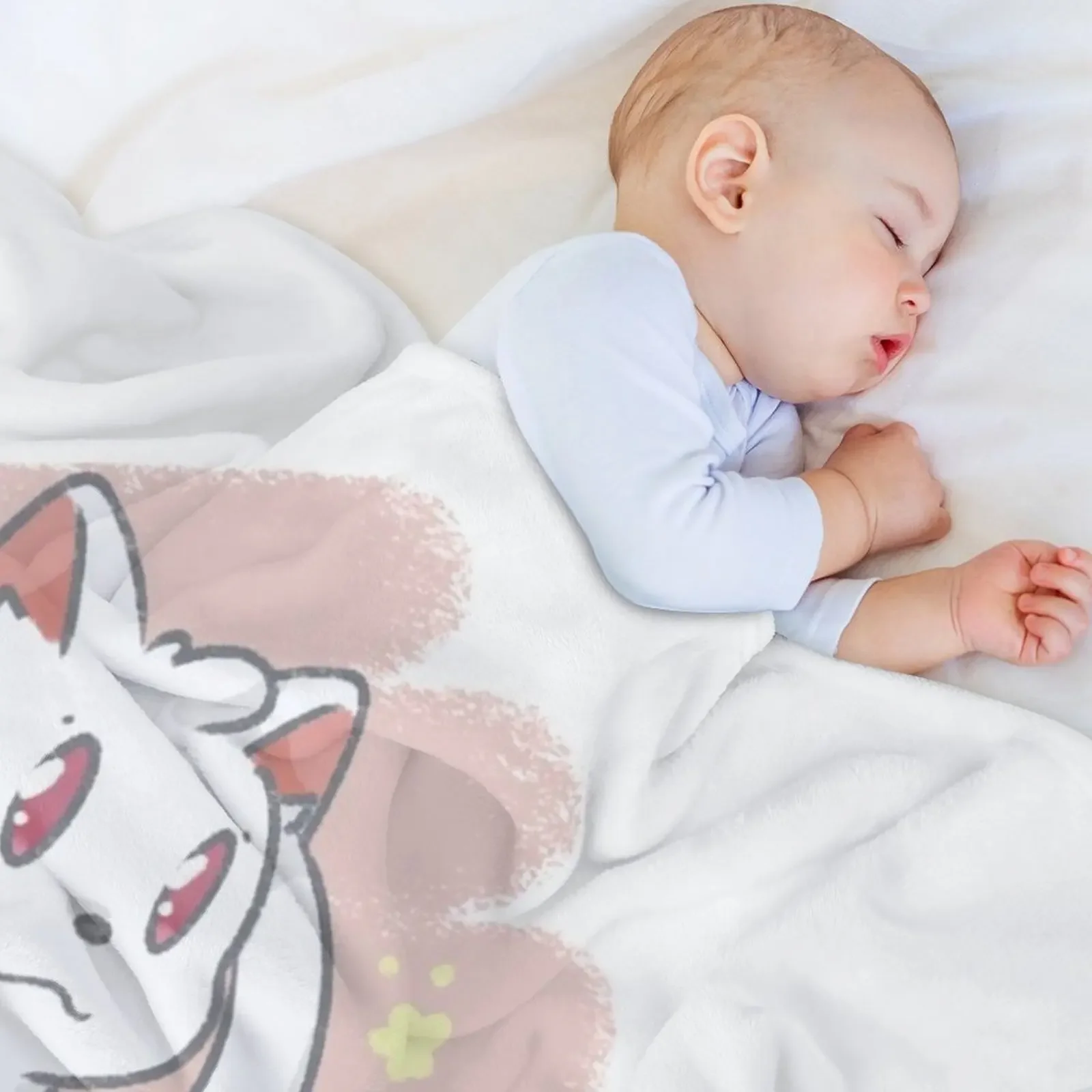 Kyubey - Madoka Magica тонкое одеяло для дивана