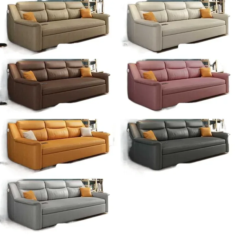 Многофункциональный тканевый диван-кровать Yishe складное хранилище двойного