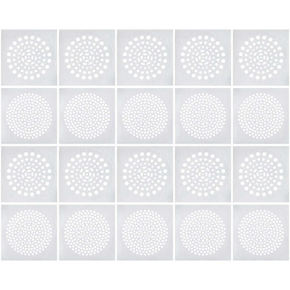 

30 шт., одноразовые квадратные накладки на слив волос