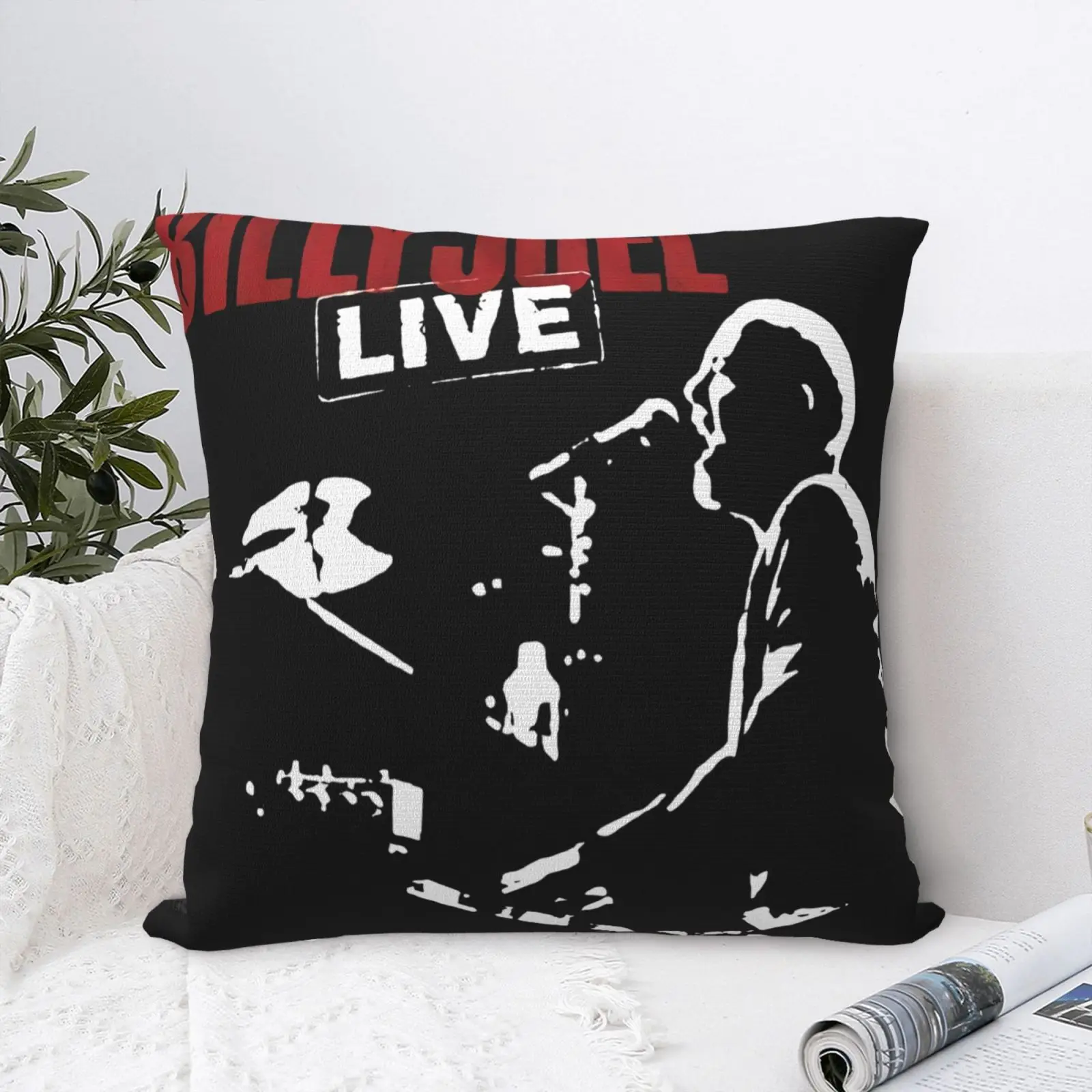 

Чехол-наволочка с изображением пианиста Билли джэля, певицы, певицы, украшение дома, современные винтажные наволочки для диванных подушек, ...