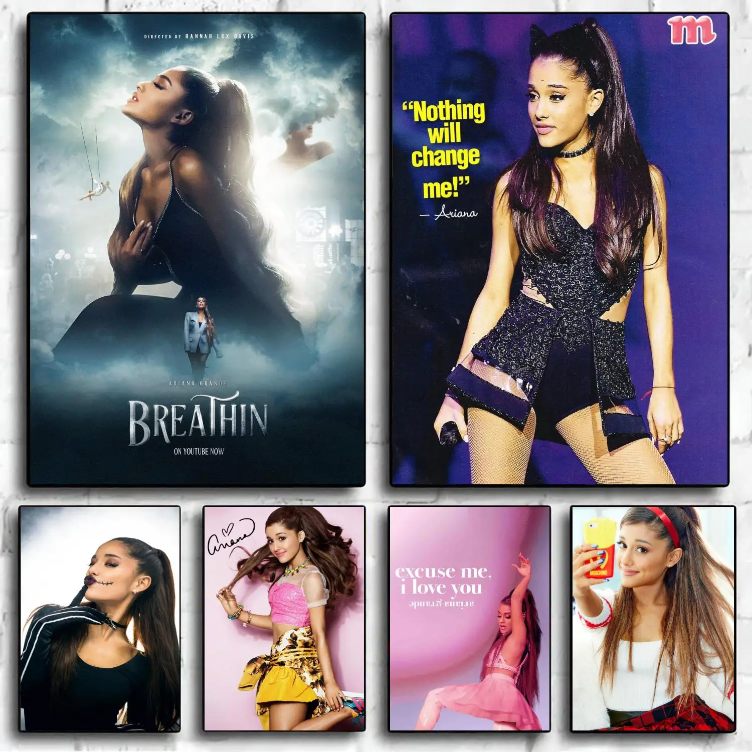 Декоративный художественный постер ariana grande настенный персонализированный