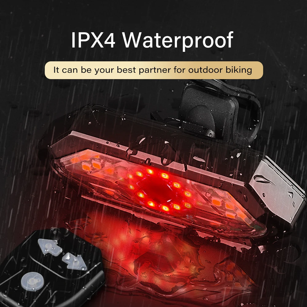 

New Bike Taillight Waterproof Riding Rear Light Led Usb Chargeable Mountain Bike Cycling Light Tail-lamp Bicycle Light Lamp